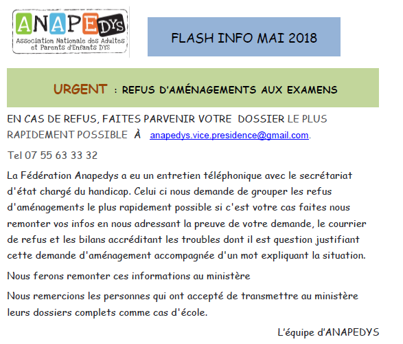 flash info mai 2018 partie 1